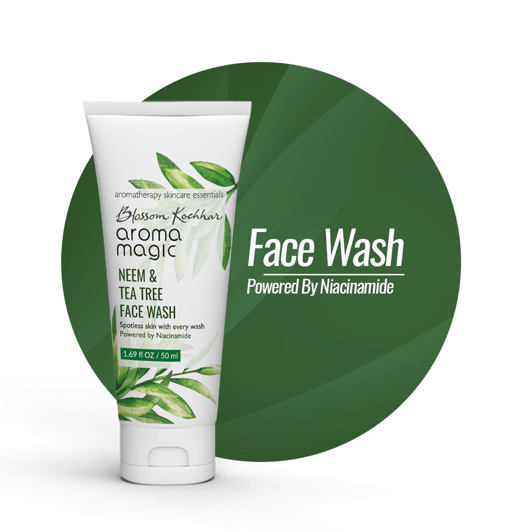 Neem and Tea Tree Niacinamide Face Wash For Oily & Acne Prone Skin