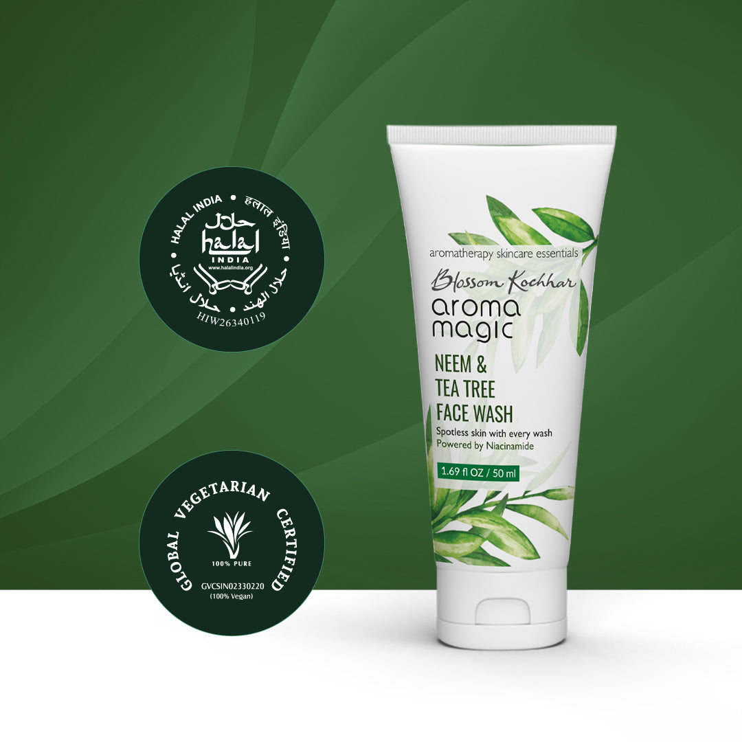 Neem and Tea Tree Niacinamide Face Wash For Oily & Acne Prone Skin