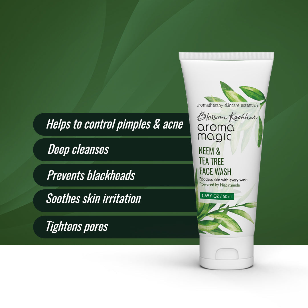 Neem and Tea Tree Niacinamide Face Wash For Oily & Acne Prone Skin