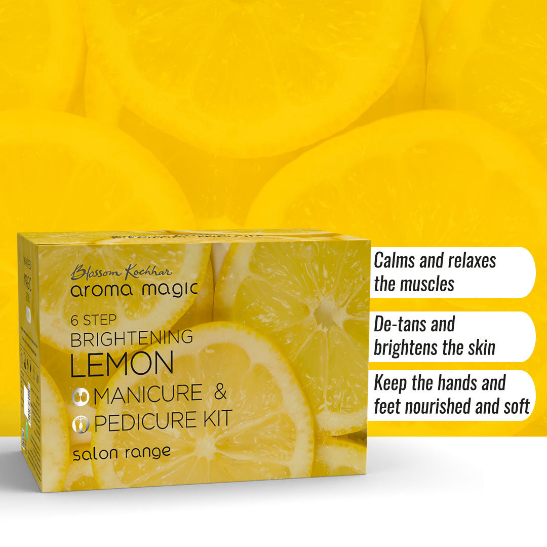 Brightening Lemon Manicure & Pedicure kit